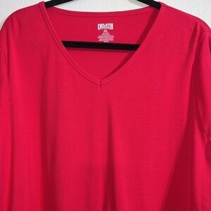 Duluth Womens Cotton V Neck Tee Size 2X
